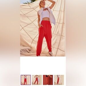 NWOT Free People where the wind blows joggers